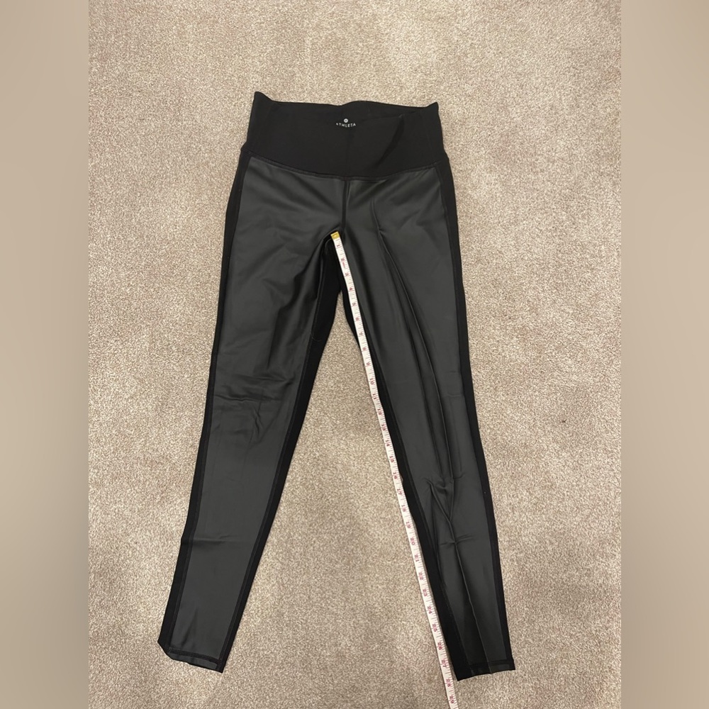 Athleta faux leather leggings